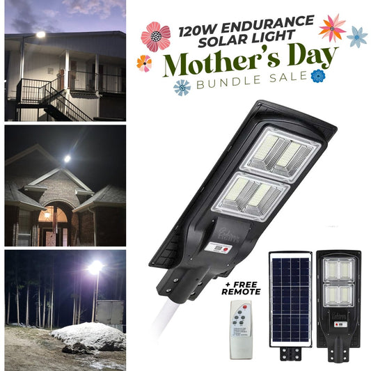 120W Solar Endurance Light (Version 2.0 - 12000 Lumen) - Endurance Lights
